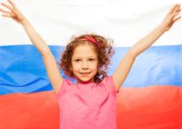 Детский лагерь: изучаем цвета российского флага