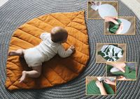 Стильная деталь: шьем коврик-листик для детской комнаты