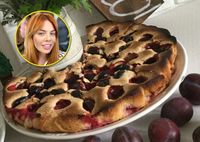 Любимый осенний пирог: Анастасия Стоцкая поделилась рецептом шарлотки со сливами