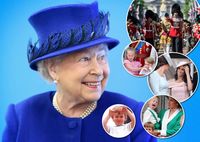 В честь дня рождения королевы: 7 ярких эпизодов с торжественных парадов разных лет