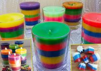 За 5 минут: как сделать разноцветную свечу без дополнительных расходов