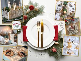 Праздничный декор: 7 приемов, которые помогут украсить стол по-новогоднему