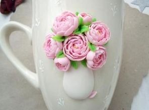 Чашка с декором из полимерной глины №185315 ручной работы - купить на Crafta_ua