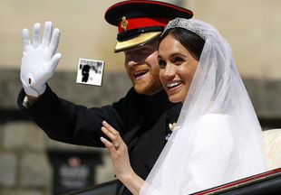 Меган Маркл и принц Гарри показали ранее неизвестный портрет со свадьбы