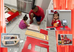 Золотые руки: папа построил 2-летней дочке мини-версию ее любимого магазинами с пирожными
