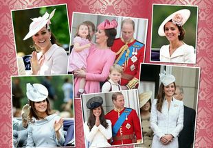 От простушки до иконы стиля: 8 образов Кейт Миддлтон на параде в честь дня рождения королевы