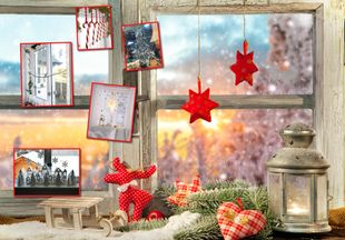 Праздничный декор: украшаем окна к Новому году