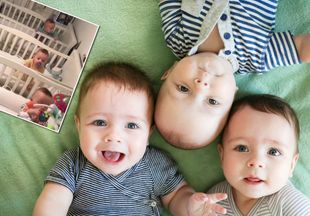 Эмоции через край: мама сняла видео, как тройняшки делят одну игрушку