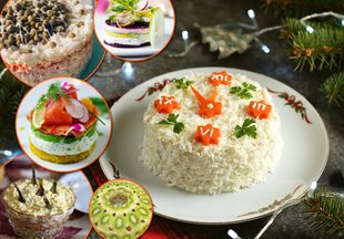 Невероятно красиво и вкусно: 10 новых слоеных салатов к Новому году