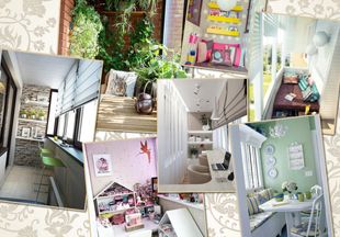 Кабинет, сад, детская и не только: 30 идей для балкона