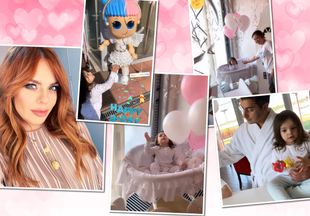 Анастасия Стоцкая превратила комнату дочки в кукольный домик в ее день рождения