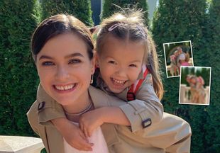 Модные девчонки: Елена Темникова с дочерью продемонстрировали наряды в стиле family look для теплой осени