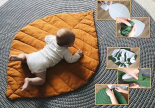Стильная деталь: шьем коврик-листик для детской комнаты