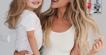 И все же мамина: Рита Дакота доказала, что 3-летняя дочь похожа на нее в детстве