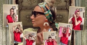 2 хита наступающего лета: как быстро сделать стильный пучок и завязать тюрбан