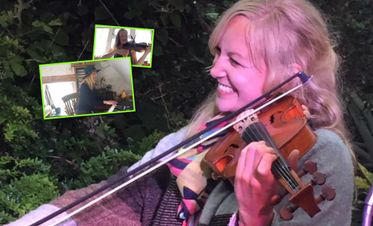 Сама себе оркестр: британка каждый день делится видео, где исполняет все партии за музыкантов