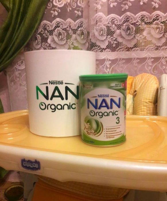 Детская молочная смесь Nestle NAN organic 3
