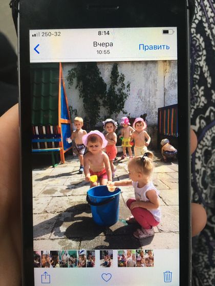 Второй день в садике