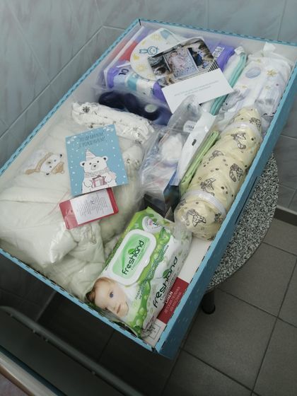 Коробочка для новорождённых