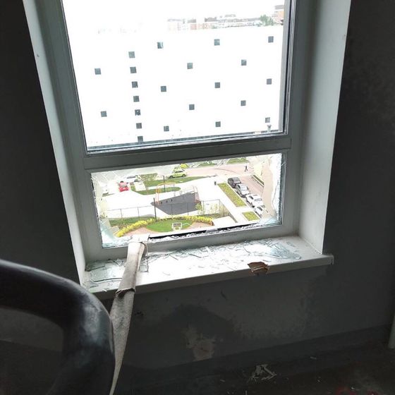 Пожар в ЖК Варшавское шоссе 141