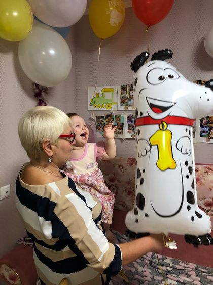 Моей малышке годик!???