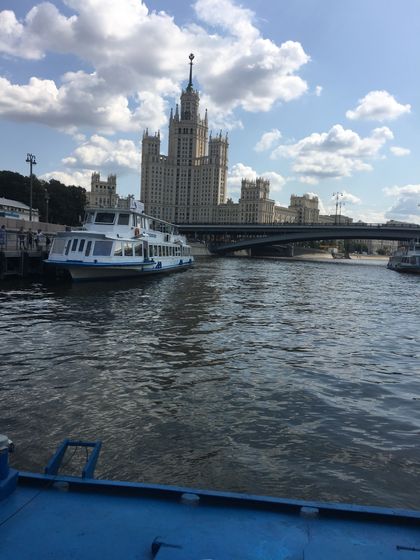 На речном теплоходике по