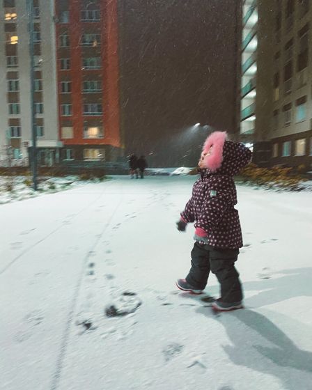 Ура снег❄️