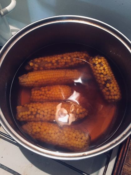 Домашняя варенная кукуруза
