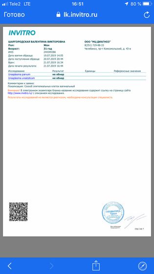 Уреаплазма или как там её