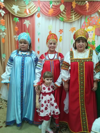 Осенний праздник в детском саду у Вероники