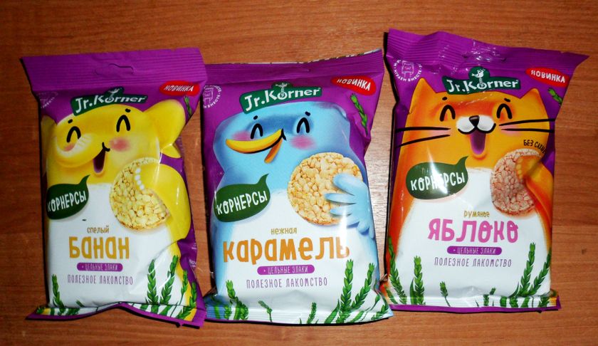 тест вкусных корнерсов от Jr.Korner
