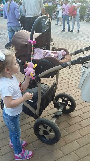 Наша колясочка.