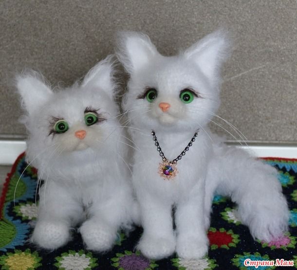 Вязаные котики