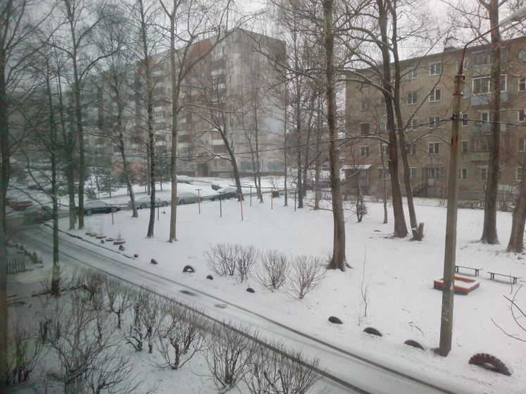 Снег ты опаздал, зима уже кончилась.