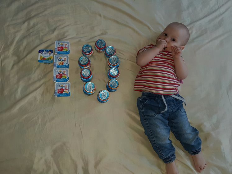 10 месяцев моему пирожочку