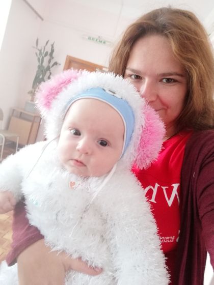 Серафимке 5 месяцев!