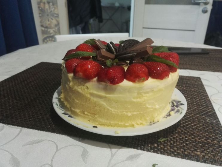 Девченки,как вам?сделала папе на день рождения.....