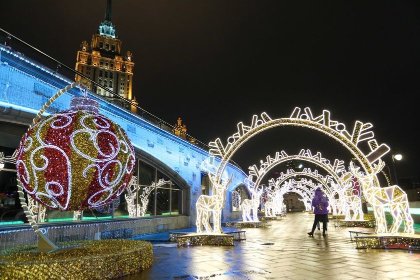 Новогдоняя Москва!