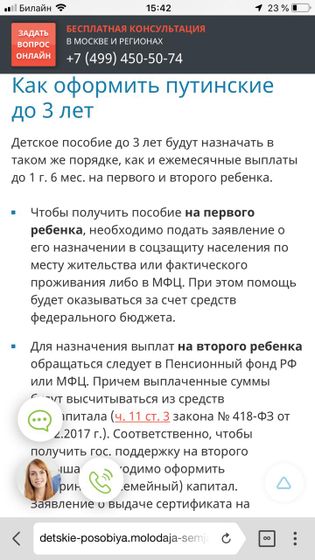Информация о путинских от