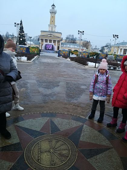 Поездка в Кострому. Ч.1. Новогодняя Кострома и прогулки по городу