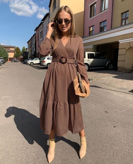 Какое платье в горошек выбрали бы?