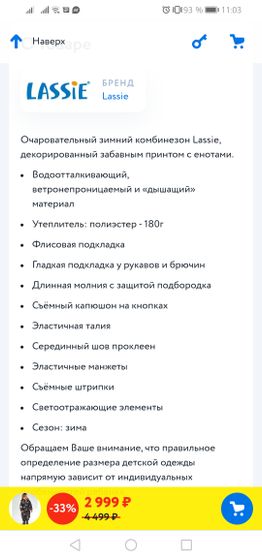 Зимний комбинезон