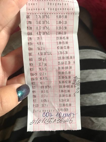 Анализ крови общий