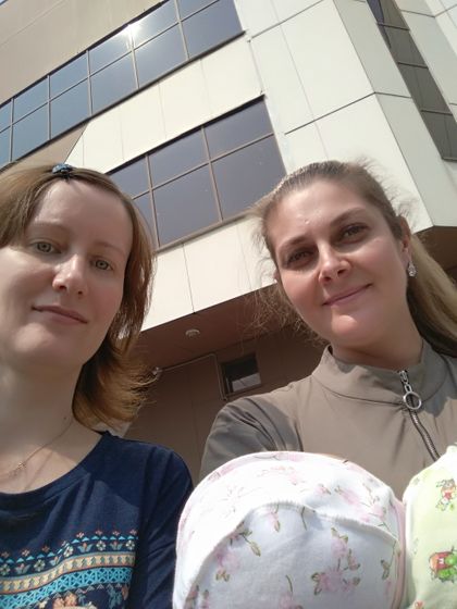 Покрестили Ирочку