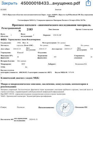 ПОДСКАЖИТЕ ПОЖАЛУЙСТА ЧТО ЭТО ЗА ДИАГНОЗ???
