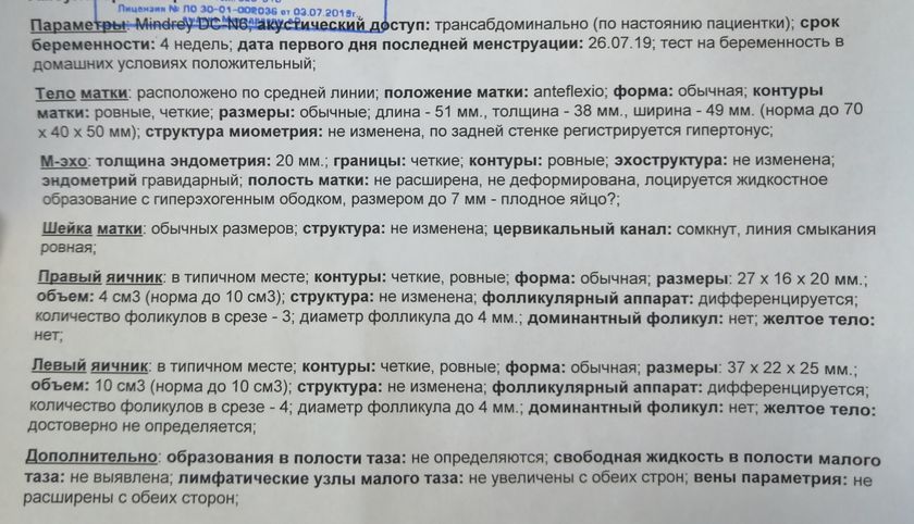 Сходила на узи.