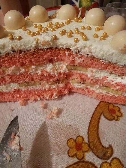 Рецептик от Белки - торт с творожным кремом