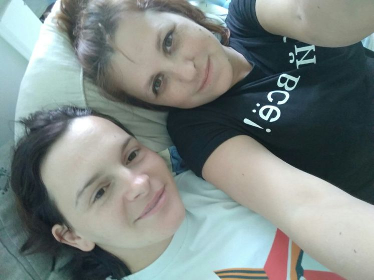 Ездила сегодня швы снимать