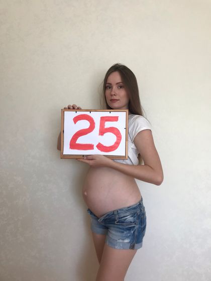 25 недель, вес
