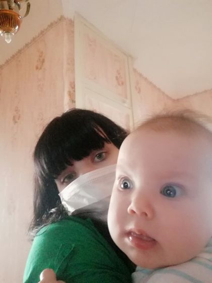 Заболела.заболела